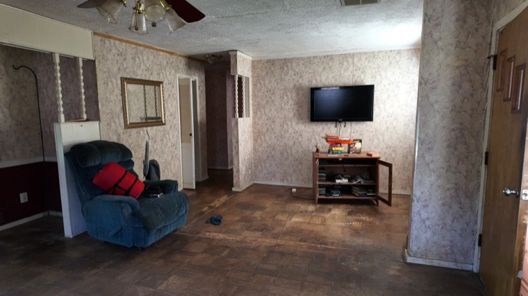 Existing living area