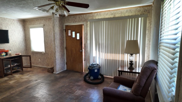 Existing living area