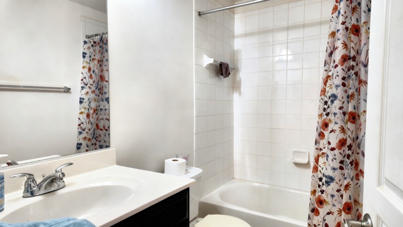 Full bath with tub